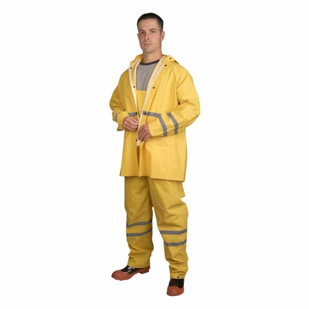 CORDOVA Riptide, Rain Suit, 3 Piece, Yellow, S HV353YS